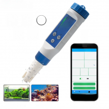 Digital Smart Bluetooth Seawater Salinity Meter Salt Tester Monitor for Aquariums Pool Fish Tank Seafood Aquaculture 0.1-200ppt