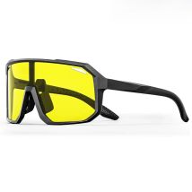 SCVCN Men Fashion Yellow Polarized Sunglasses for Driving Night Cycling Glasses Bicycle Mountain Bike Women Casual Glasses