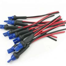 4pcs T10 Socket Holders Base T10 w5w Car Headlight Assembly Male Socket Plug Adapter Extended Wire Connector r30  Car Lamp Cable