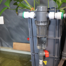 Fish tank fish toilet Full transparent fish waste collector Aquarium drainage collector Automatic cleaning filter