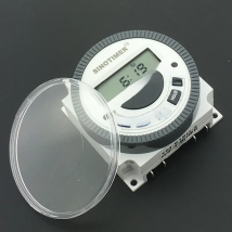 SINOTIMER Digital Weekly Programmable 12V DC Timer Switch with waterproof cover with UL listed Relay inside