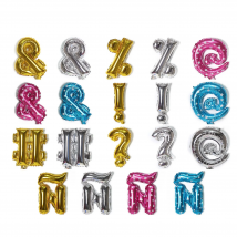 2pcs 16inch symbol aluminum film balloon exclamation mark question mark shape birthday party banquet decoration