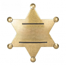 Sheriff Deputy Badges,Metal Sheriff Brooch for Kids Adults Cowboy Party Decoration Favors Supplies,School Carnival Prizes Gift
