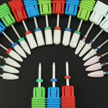 28 Type Ceramic Nail Drill Bits Milling Cutter Rotary Burr Bits Electric Machine for Manicure Accessories Nail Files Art Tools
