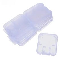 10pcs Clear Plastic Memory Card Case Stick Micro SD TF Card Storage Box Protection Holder Transparent Memory Card Storage Boxes