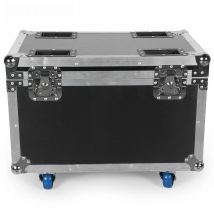 Flight Cases Heavy-duty Gator Case for (4) 200W LED Beam Moving Head Lights, Built in Wheels and Retractable Tow Handle