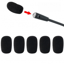 5pcs/lot  35*25*10mm Mic Cover Microphone Windscreen Windshied Headset Replacement  Telephone Headset Foam Microphone Cover