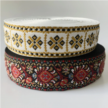 3YARD 2" 50MM Or 53MM Polyester Jacquard Webbing Bag Strap Belt Woven Pattern Ribbon Band DIY Garment Sewing Webbings Tape Lace