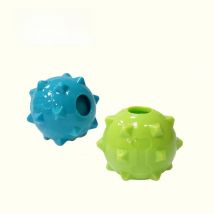 CAITEC Dog Toys Squeaking Ball Floatable Springy Squeaky Bite Resistant Double layer Soft Great for Tossing and Chasing