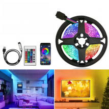 3m USB RGB LED Strip Light 5V SMD 2835 Smart APP Control Bluetooth Flexible Ribbon LED Tape for Computer TV Backlight