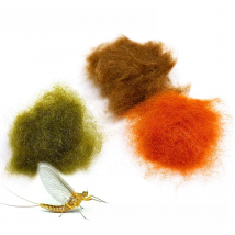 Persuader 1pack superfine Kapok dry fly dubbing 10colors natural buoyant short fiber trout fly quick-drying fly tying materials