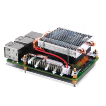 New Low-profile ICE Tower Silent Cooler Cooling Fan for Raspberry Pi 4B/3B+/3B