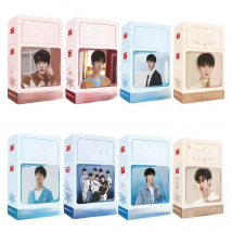 28 Pcs/Set TNT Teens In Times Laser Lomo Card Song Yaxuan, Ding Chengxin Figure Mini Greeting Cards Message Card Fans Gift