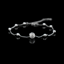 Hot Sale Fashion 925 Sterling Silver Anklet Chain Hollow Ball Pendant Anklets Bracelet Chain For Women's Wedding Jewelry Gift