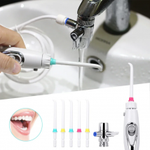Dental SPA Faucet Tap Oral Irrigator Water Dental Flosser Toothbrush Irrigation Teeth Cleaning Switch Jet Family Water Floss