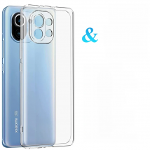 Clear Silicone Phone Case For Xiaomi Mi 11 11X 11i 11T 10 10T 9 9T 8 Pro Lite Se Ultra Thin Soft Case For Mi A3 A2 Lite A1 Cover