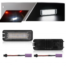 For VW Golf IV V VI VII MK4 MK5 MK6 MK7 Polo III IV V 6N2 9N/9N2 9N3 6R Passat B7 B8 CC Led License Plate Light Auto Tag Lamp