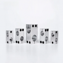 Pillar fixing clamp vertical fixed diameter fastening aluminum alloy optical axis cross block steel pipe fixing bracket connecti