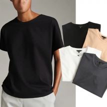 Jenny & Dave Minimalist Ladies Cotton T shirt for women, simple, multicolor, solid, round-necklace, Harajuku style, summer Tops