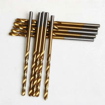 10PCS Drill Bit Set High Speed Steel Twist Drill Set Metal Punching Tool WoodworkingTools 1-10MM