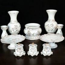 Chinese White Ceramics Incense Burner Ornaments Home Feng Shui Small Buddha Hall Worship Decoration Buddhist Decor Accessories