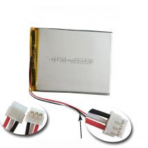 3.7V 3500mAh 12.95Wh Rechargeable Thermistor Polymer Lipo Li Lithium Battery 407288 JST 3pin 1.5/ 2.0/ 2.54 For Tablet PC GPS