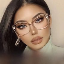 New Retro Cat Eye Reading Glasses Women Men Fashion Trends Clear Frame Presbyopic Eyeglasses Anti Blue Light Optics Glasses