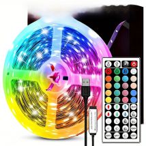 RGB Led Strip Lights with Remote Control Luces Led Room Light USB Flexible Ribbon for Room Decoration TV Backlight Diode Tape