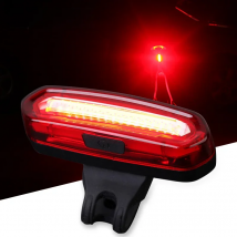 Deemount Bicycle Taillight COB USB Rechargeable for mtb Road Bike Night Riding 4/6 Modes Rear Safety Warning Tail Light Lamp