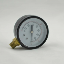 2.5" 60mm brass -760mmHg-0 -76cmHg-0 -30inHg -1bar vacuum pressure gauge ,vacuum manometer ,PT1/4" thread