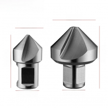 25, 30, 40, 50, 55mm HSS Countersink With 3/4" Weldon Shank. 3 Blade 90 Degree Chamfering Cutter For Magnetic Drill To Chamfer