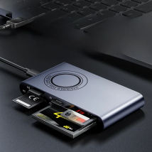 LLano 5 in 1  Card Reader USB 3.0 High Speed Transmission Connector Adapter Supports Micro SD/Micro SDXC/SDHC/MMC/MS Pro Duo