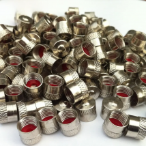 DSYCAR 4Pcs/Lot Car Tire Valve Stems Cap Knurling Style Tire Valve Cap Aluminum Tire Wheel Stem Air Valve Caps Dustproof Caps