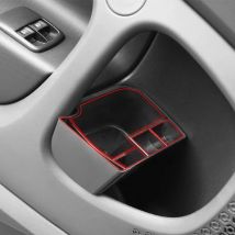 Car Door Storage Box Case Organizer Wallet Phone Coins Cigarette Keys Interior Styling Accessories For Smart Fortwo Forfour 453