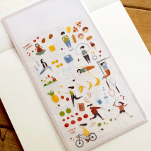 Korean Import Suatelier Brand Sonia Daily Exercise  DIY Scrapbooking Diary Stationery Stickers Supplies