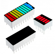 10 Segment LED Bar Light Display Red Yellow Green Blue 5 Segment Red LED Display 4 color LED battery Capacity Display Module