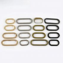5/10Pcs Meetee 19/25/32/38mm Metal O Ring Buckle Adjustable Bag Handbag Strap Webbing Rings Hook DIY Luggage Hardware Accessory