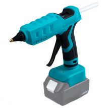 Cordless Hot Glue Gun Compatible with Dewalt 18V for Makita 18V with 20 Glue Stick DIY Heat Repair Tool Christmas Gift(tool only