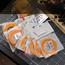Model Masking Tape Toys Spray Coloring 2mm - 50mm Easy Removal For Model Minature Craft and Art Painting