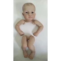 NPK 19inch New Arrival Already PaintedTwins Kit Lily and Irys Soft Touch Hand Painted with Veins Cloth body included