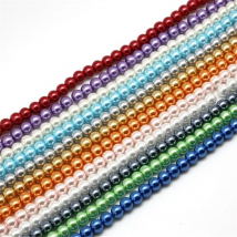 AA+ beads Vintage chocolate round imitation shell pearl  factory outlet jewelry making for gift necklace loose beads 4-14mm 15"