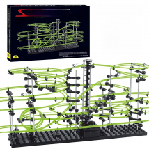 Marble Run Maze Race Track Games Luminous Spacerail Roller Coaster Level 2 3 4 Electric Elevator Model Education Science Toy