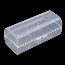 High Quality 26650 Battery Box Transparent Clear Plastic Case Holder Battery Box for 1 X 26650 Rechargeable Battery Storage Case