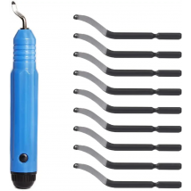 12 In 1 Hand Deburring Tool Metal Cutter Set With Rotary Deburring Blades Trimming Knife for 3D Printer DIY Model Repair