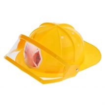 Simulation Role Play Game Toy Gear Fireman Helmet Fire Fighter Hat Kids Cosplay Set Toy - Yellow