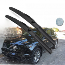 Car Wiper Blade For Infiniti FX35 22"+19" 2003-2008 Auto Windscreen Windshield Wipers Blades Window Wash Fit U Hook Arms