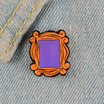 Friends Enamel Pin Custom Monica's Apartament Door Brooches for Shirt Lapel Bag Old-school Badge Fun Jewelry Friendship Gift