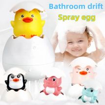 giocattoli per bambini | Giochi da bagno estivi per il bagno del bambino | uovo spray d'acqua galleggiante | Giocattolo dell'acqua per vasca da bagno con nuvola spray per uova da cova