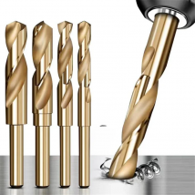 M35 Cobalt 5% Industrial Grade Twist Drill Bit 13.5-30mm 1/2 Inch Reduced Shank Drill Bit For Metal Stainless Steel Drilling