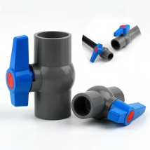 20-63mm PVC Pipe Ball Valves Water Garden Agriculture Irrigation System Drainage Tube Quick Valve Water Pipe Connector Fittings